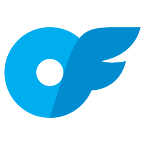 OnlyFans Logo Icon Blue